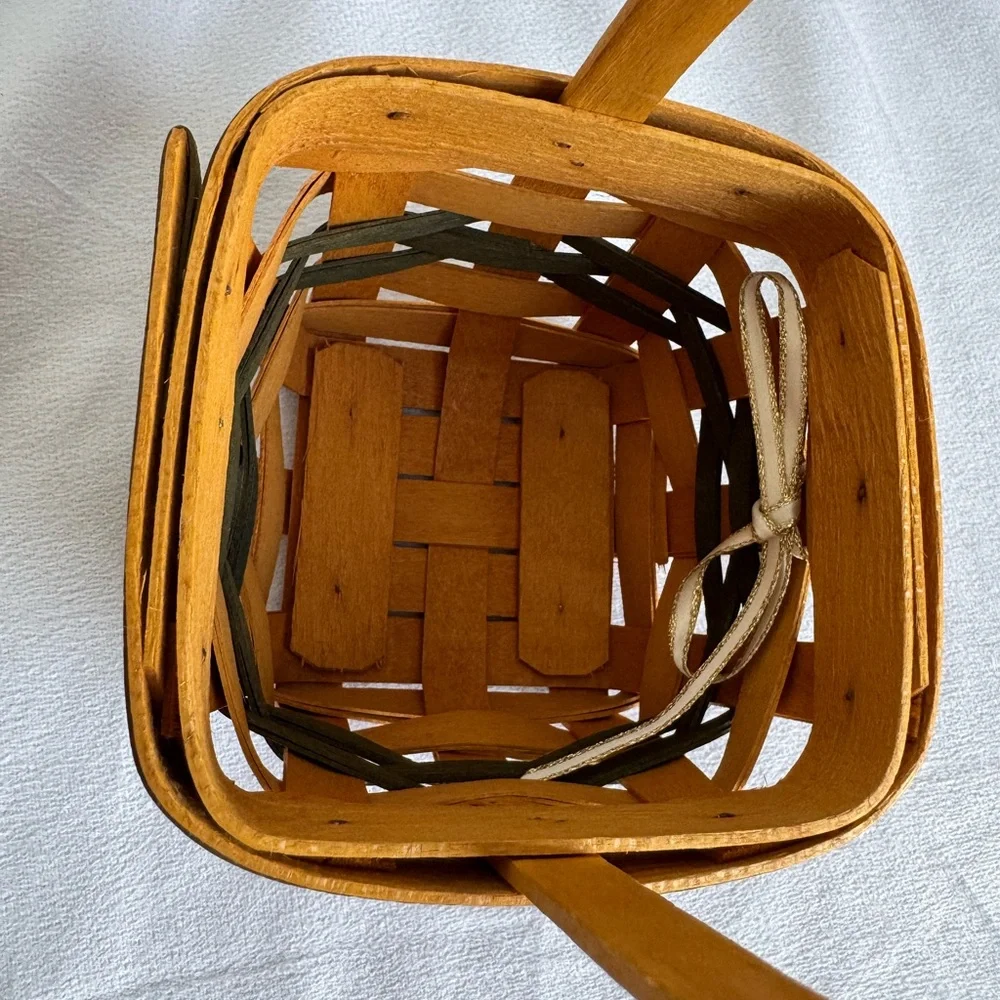 Longaberger‎ Lots of Luck basket limited edition St. Patrick's Day 1999 shamrock